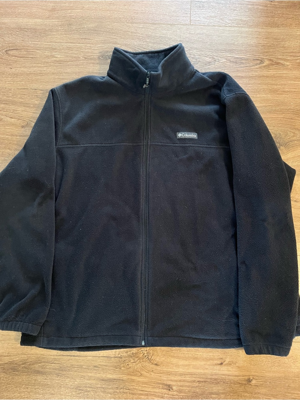 Columbia Men's Black Lightweight Full-Zip Fleece Jacket